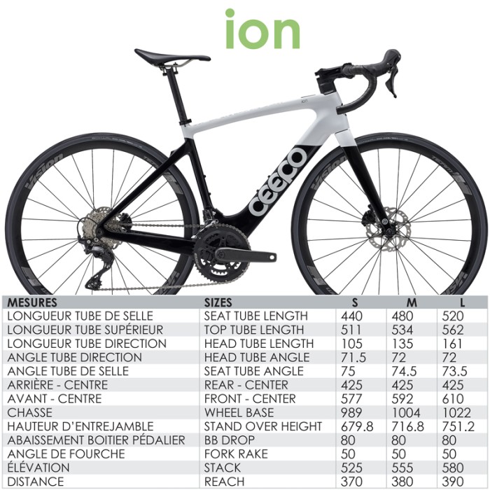 ION ROAD (EBIKE) SHIM 105, 12 VIT.
